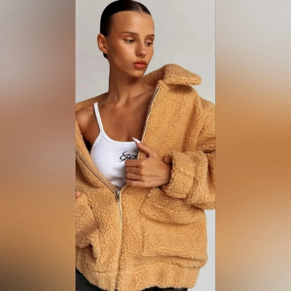 I.AM.GIA | Pixie Teddy Coat, Size S - Picture 1 of 4